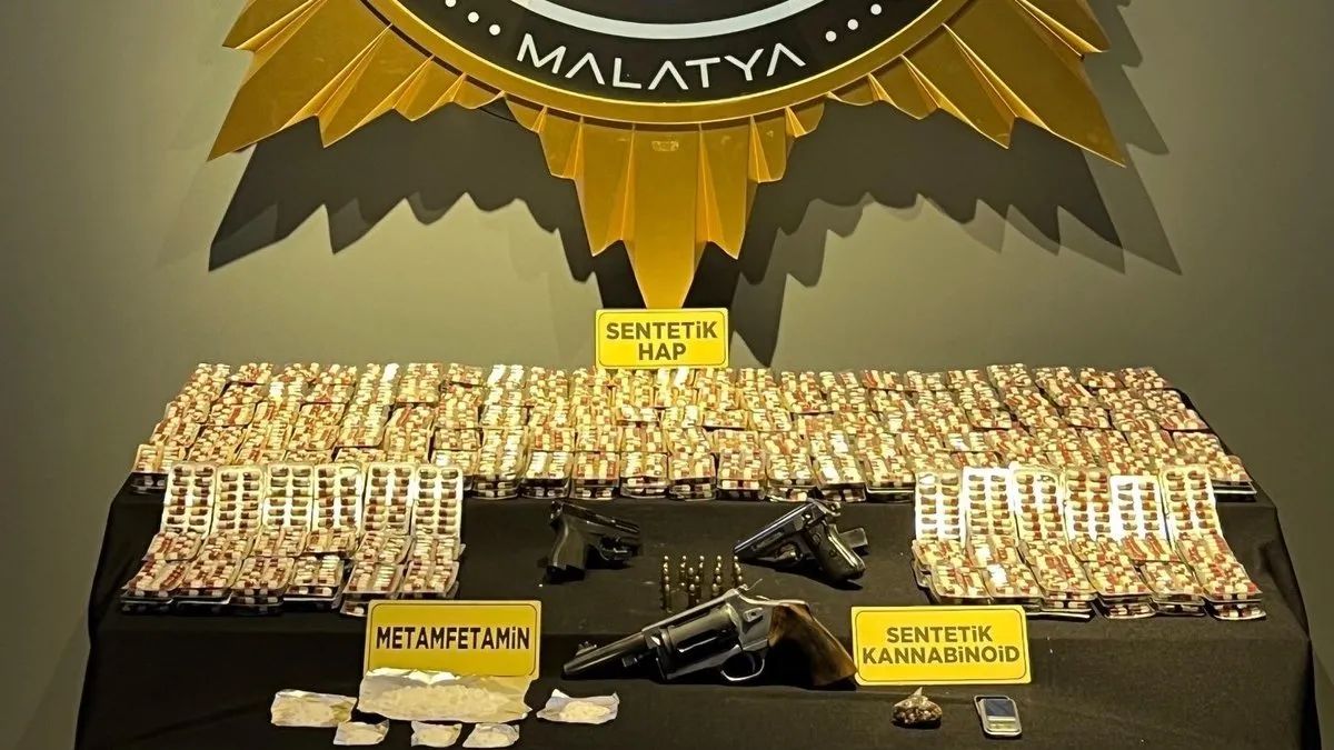 Malatya'da uyuşturucu operasyonu: 3 gözaltı