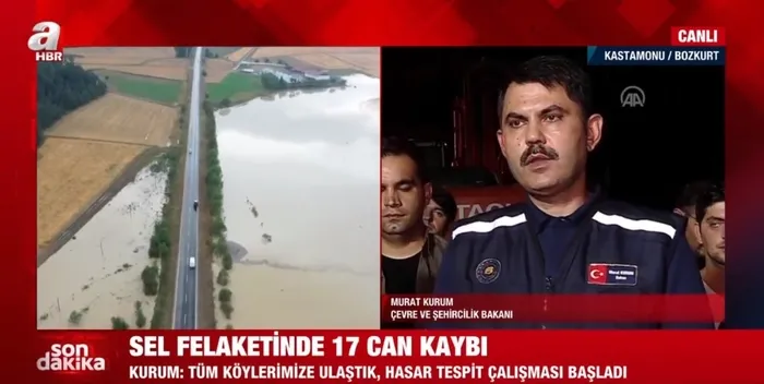 Son dakika: Bakan Soylu ve Bakan Kurum’dan sel felaketinden etkilenen Kastamonu’da flaş açıklamalar