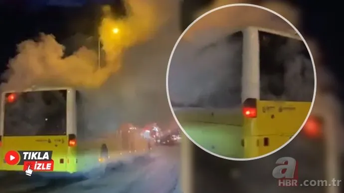 İETT’lerden dumanlar yükseliyor! İBB izliyor | Arnavutköy’de korkutan görüntüler