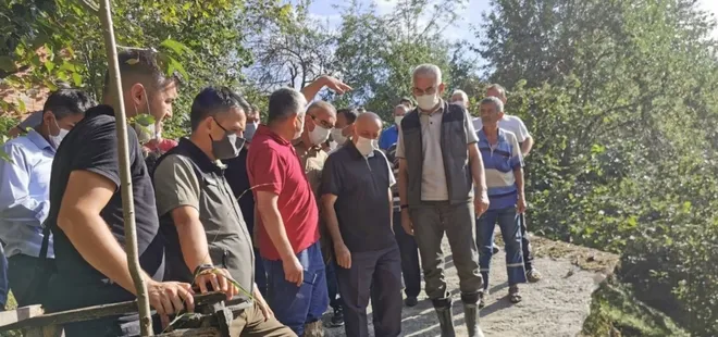 Bakan Pakdemirli Giresun'daki sel bölgelerini inceledi