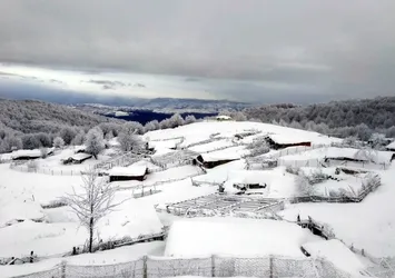 Amasya'da kar yağışı etkili oldu!