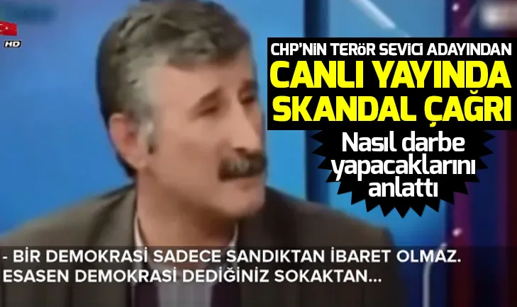 CHP Beyoğlu Adayı Alper Taştan AK Partiye darbe çağrısı