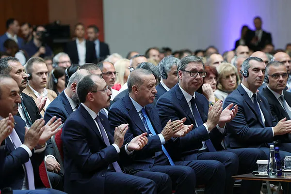 Son dakika: Başkan Erdoğan'dan Türkiye-Sırbistan İş Forumu’nda önemli açıklamalar - 1