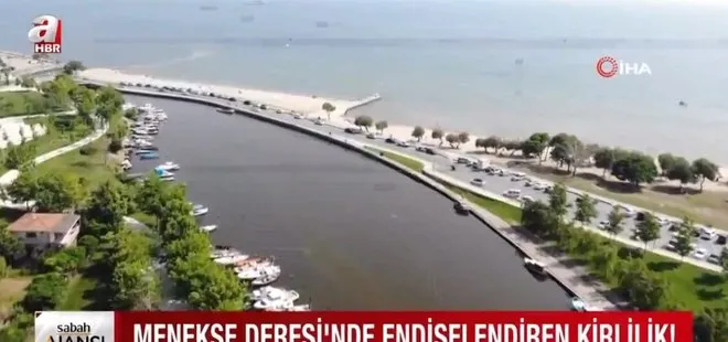 Menekşe Deresi’nden yayılan kötü koku çevre sakinlerini isyan ettirdi!