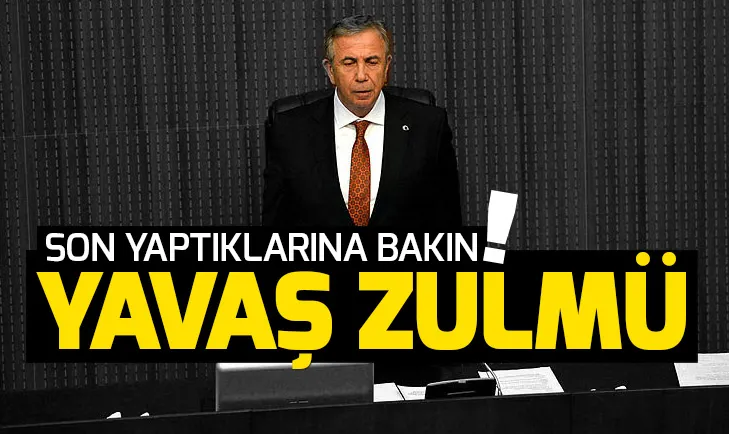 Ankarada Mansur Yavaştan işçilere büyük baskı