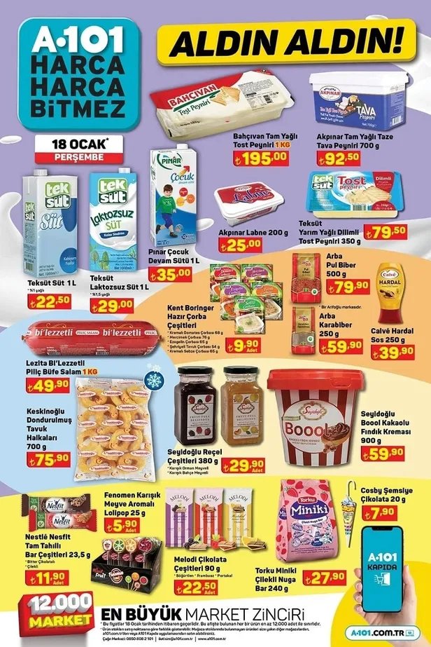 19 Ocak A101 aktüel ürünler kataloğu! A101’de Akıllı TV, Canon yazıcı, Elektrikli Motor, Kiwi hava nemlendirici cazip fiyatlarla satışta