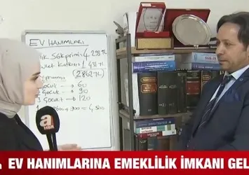 Ev hanımlarına emeklilik müjdesi geldi! Devlet destekli az masraflı onay Meclis'te! Sosyal Güvenlik Başuzmanı A Haber'de aktardı