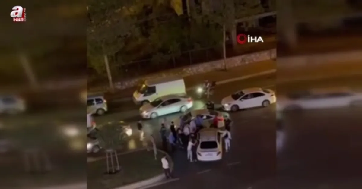 Başakşehir’de yol verme kavgası