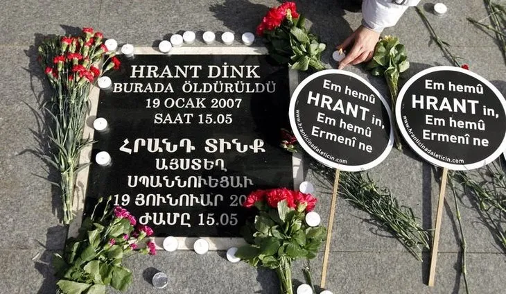 Onbinler Hrant Dink için yürüdü