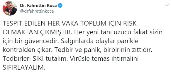 Son dakika: Sağlık Bakanı Fahrettin Koca koronavirüs testi pozitif çıkan vaka sayısını açıkladı - 2