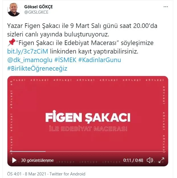 İBB, marjinal ilişkiyi savunan yazar Figen Şakacı’ya İSMEK kursiyerlerine ders verdirdi - 5