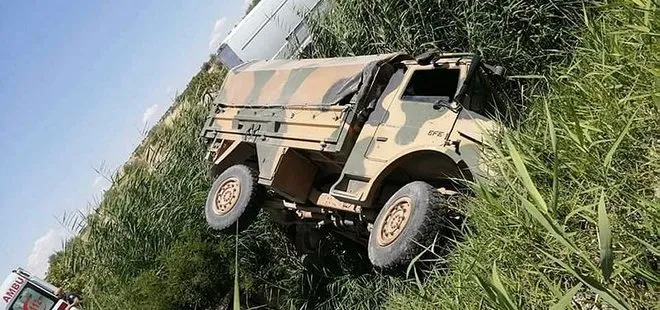 Son dakika: Gaziantep’te askeri araç devrildi: 5 asker yaralı