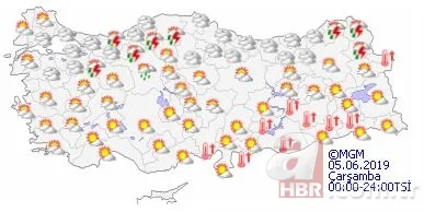 Meteoroloji'den son dakika hava durumu açıklaması! Bayramda hava nasıl olacak? | 3 Haziran 2019 hava durumu 14