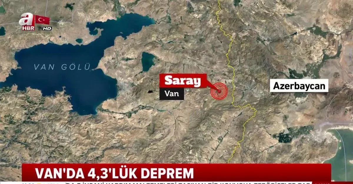 Van Da 4 3 Buyuklugunde Deprem Video Ahaber Son Dakika Video Izle