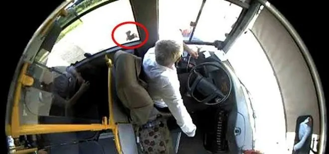 Kahramanmaraş’ta baltalı maganda otobüs şoförüne saldırdı!