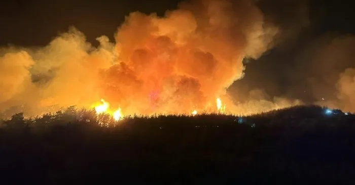 Milas'taki yangın ilerliyor, bir mahalle boşaltılacak.