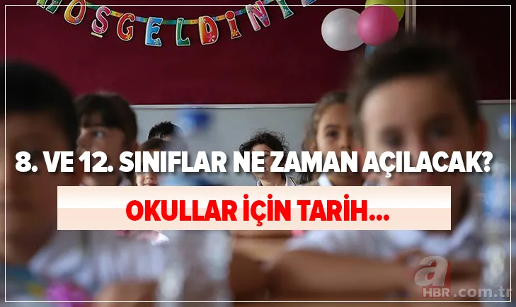 Son dakika: Okullar ne zaman açılacak? 8. ve 12. sınıflar için yüz yüze eğitim ne zaman başlayacak? 1 Mart... 1