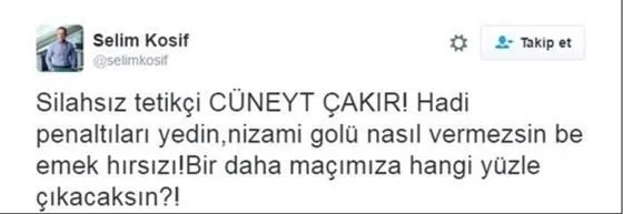 Fenerbahçe cephesinden Cüneyt Çakır'a sert sözler - 1