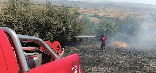 Bingöl’de orman yangını: Alevler büyümeden söndürüldü