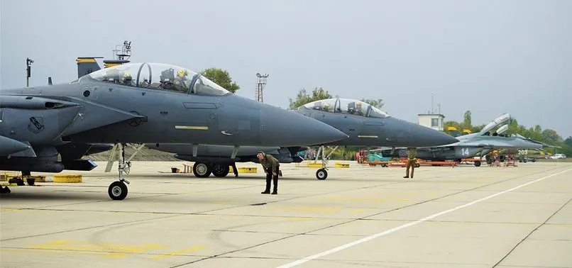 ABD’nin F-15 savaş uçakları Bulgaristan’da! Castle Forge-2021 tatbikatı başlıyor