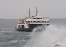 Feribot seferlerine fırtına engeli