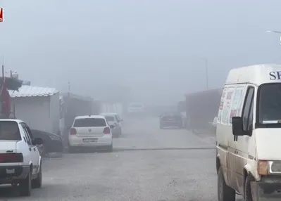 Sis nedeniyle görüş mesafesi düştü