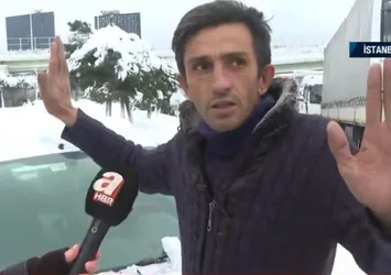 İstanbul'da kar esareti! Yolda kalan vatandaş İBB Başkanı Ekrem İmamoğlu'na seslendi: 16 saattir ekmek yemedim! Böyle belediyecilik mi olur?
