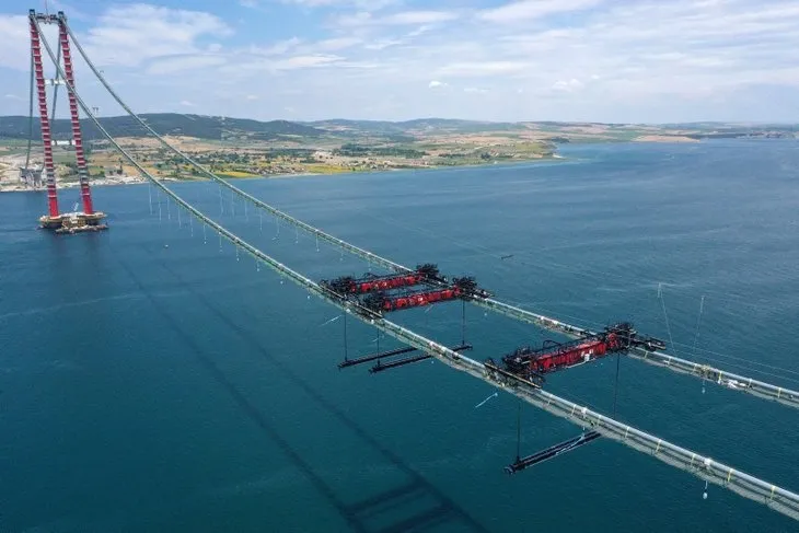 1915 Çanakkale Köprüsü güzergahı | Türkiye’nin gurur projesinde adım adım sona doğru!