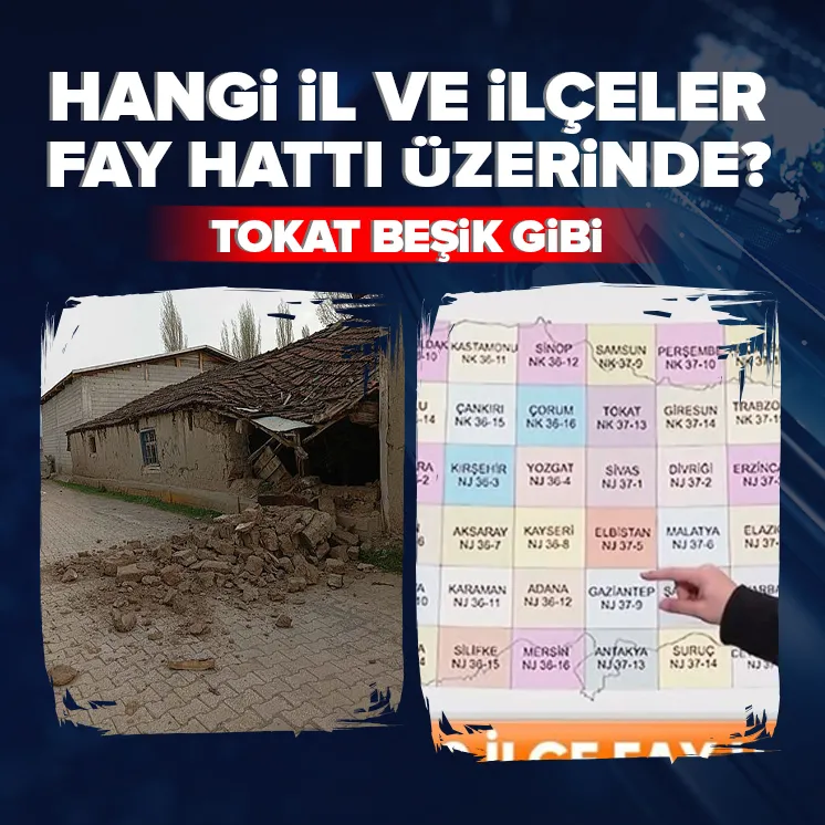 Hangi ilçeler fay hattı üzerinde? İşte o liste
