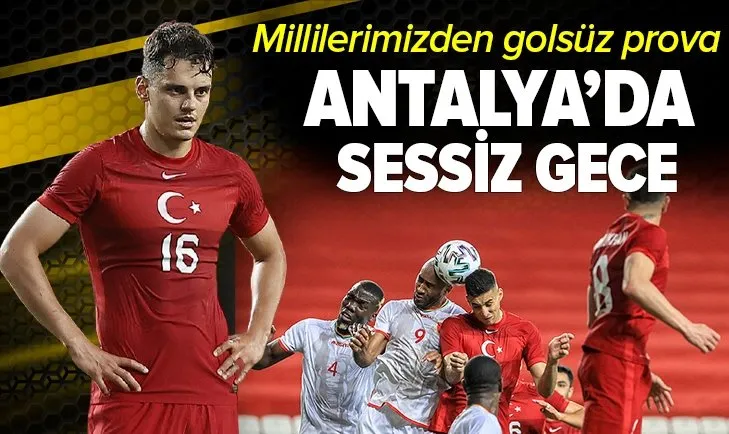 Millilerimizden sessiz prova! Türkiye 0-0 Gine MAÇ SONUCU-ÖZET