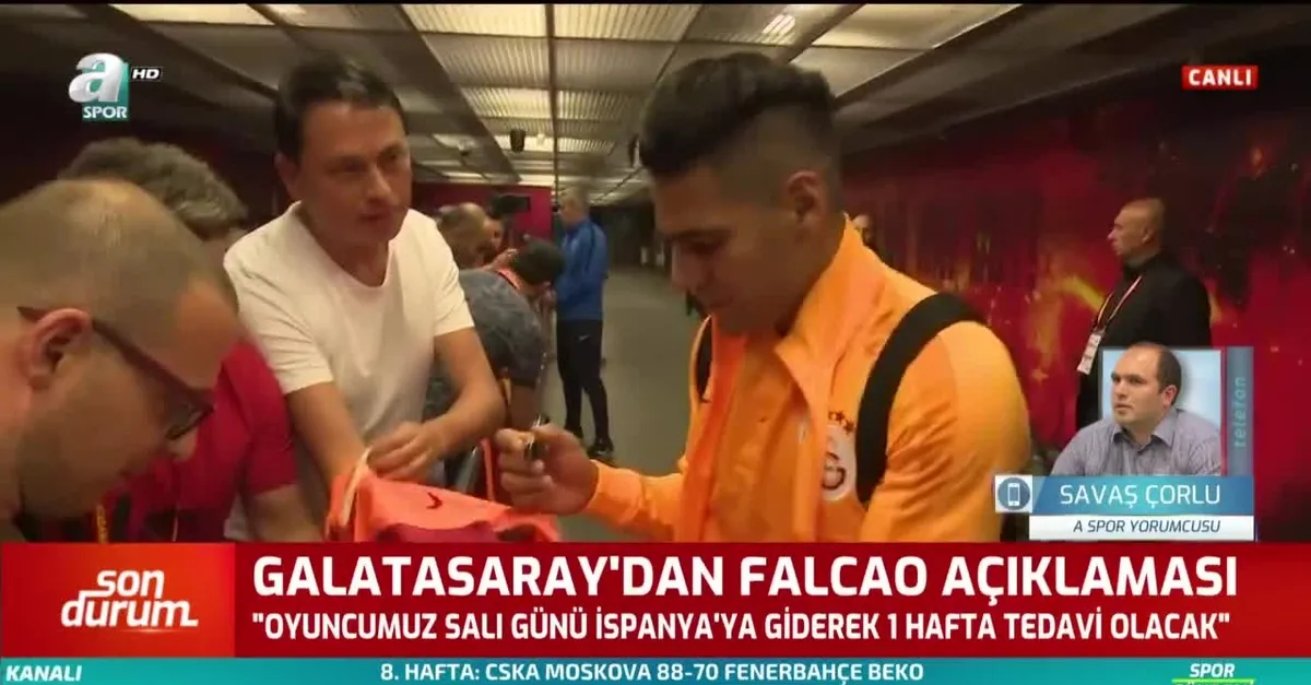 Son dakika... Canlı yayında açıkladı! Falcao ne zaman sahalara dönecek? |Video