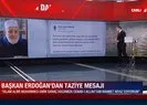 Başkan Erdoğandan Muhammed Emin Saraç için taziye mesajı