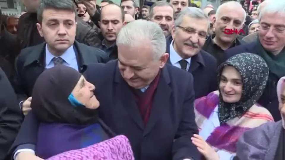 Binali Yıldırım’dan Beykoz’da esnaf ziyareti