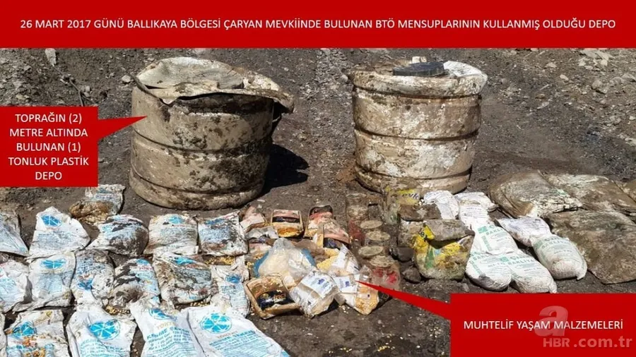 Şırnak'ta PKK'ya ait 1 ton yaşam malzemesi ele geçirildi 3