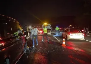 Mardin’de zincirleme trafik kazası! 7 araçta hasar oluştu