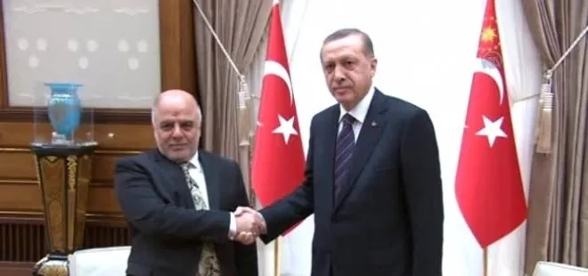 Cumhurbaşkanı Erdoğan, İbadi ile görüştü