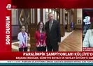 Başkan Erdoğan milli sporcuları kabul etti | Video