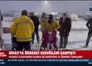 Sivasta öğrenci servisi kaza yaptı: 27 yaralı