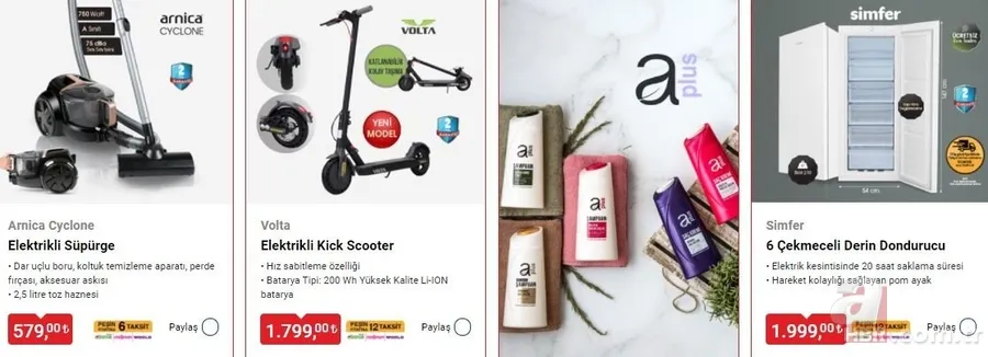 BİM'den pazartesi sürprizi! 17 Mayıs 2021 BİM aktüel ürünler kataloğu dolu dolu! Elektrikli scooter, 8 bölmeli dolap... 3