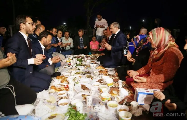 Başkan Erdoğan, Zeytinburnu sahilinde vatandaşlarla iftar yaptı