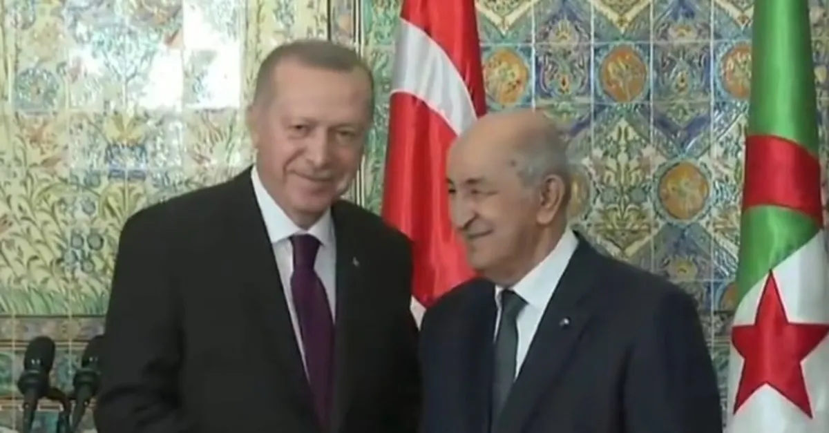 Son dakika: Başkan Erdoğan ile Cezayir Cumhurbaşkanı Abdulmecid Tebbun’dan flaş açıklamalar