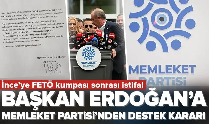 Memleket Partisi’nden Erdoğan’a destek kararı
