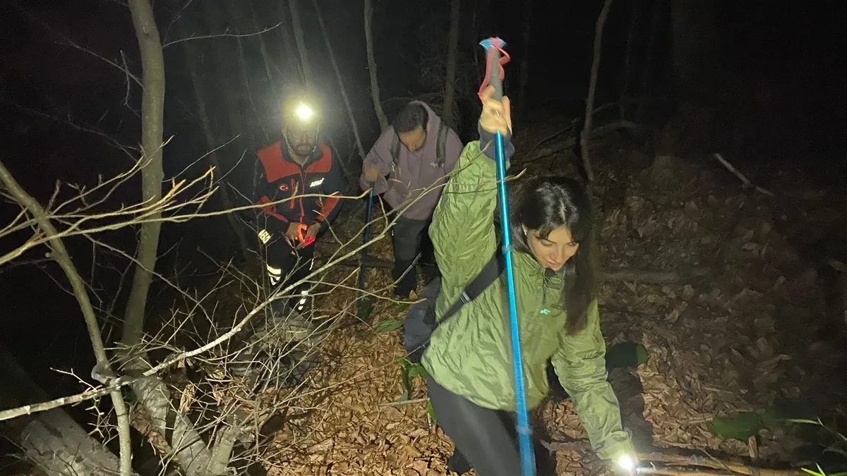 Saitabat Şelasi'nde koylan ikli kişi için ekipler seferber oldu