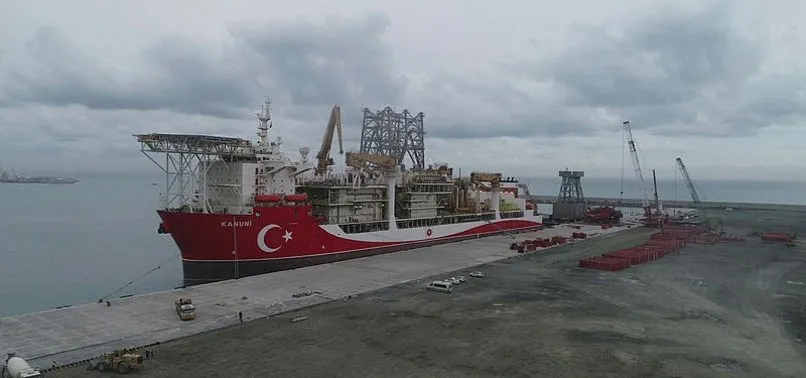 Sondaj gemisi ’Kanuni’ Zonguldak’ta! Sakarya Gaz Sahası’nda göreve