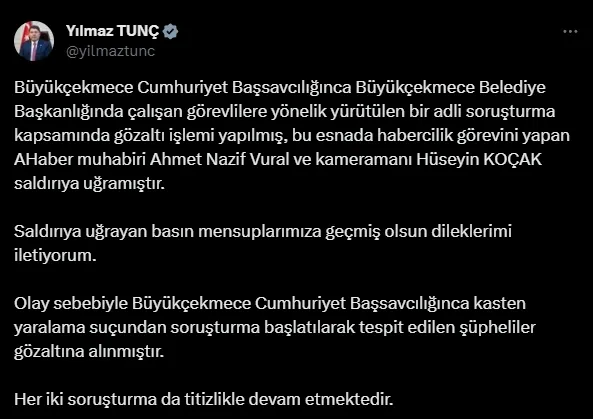 A Haber muhabiri Ahmet Nazif Vural’a saldırı! Tepkiler peş peşe geldi