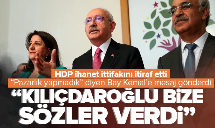Pazarlık yapmadık diyen Bay Kemal’e mesaj