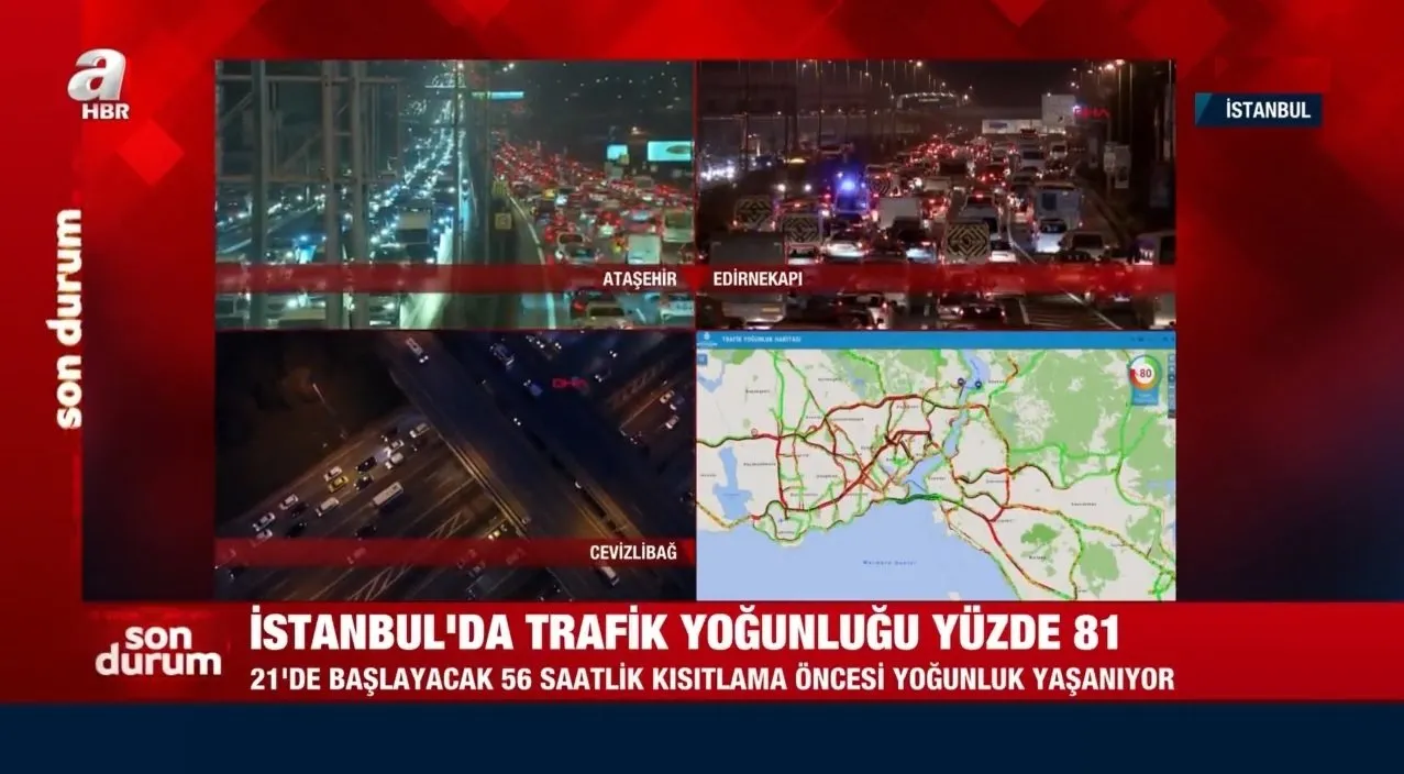 Son Dakika Istanbul Trafiginde Son Durum Nasil A Haber Muhabiri Canli Yayinda Yol Durumunu Aktardi Ahaber Video Izle Flas Haber Ahaber Video Izle