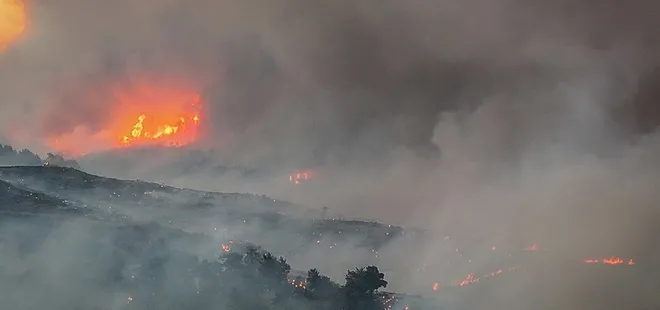 Çanakkale’deki yangın 2. gününde