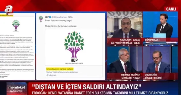 Mehmet Metiner’den CHP ve İYİ Parti’ye soykırım tepkisi!