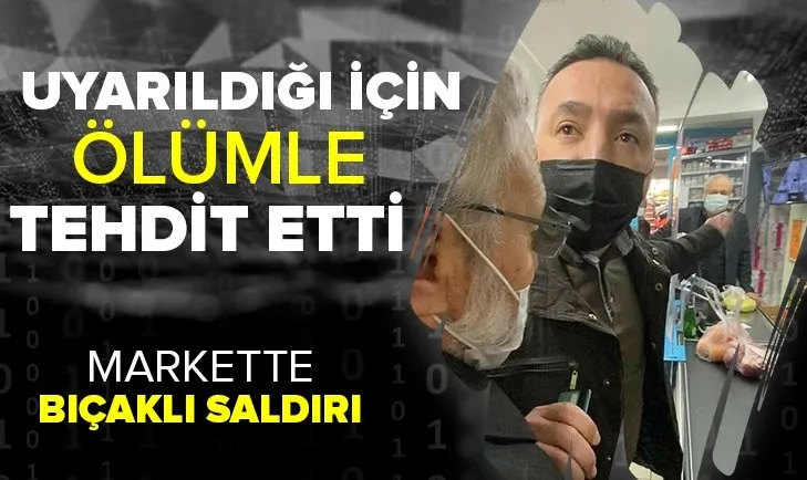 Koronavirüse karşı sosyal mesafe uyarısı yaptı ölüm tehdidi aldı! Maganda bıçakla tehdit etti